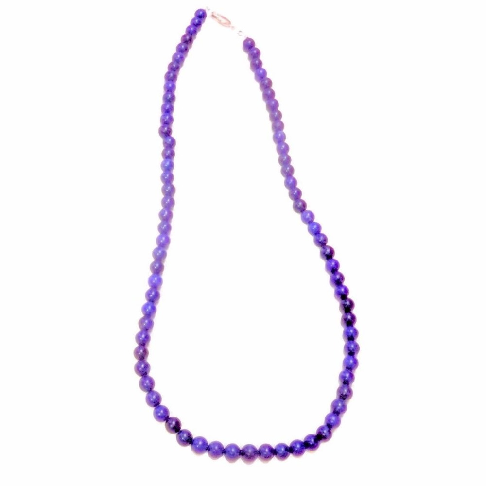 Lapis blue Howlite Necklace 1433